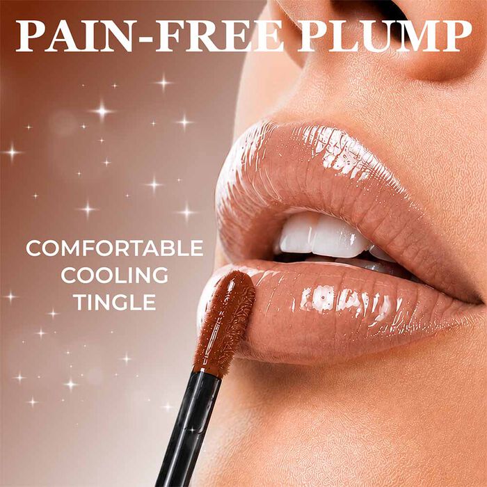 Luminees Hot Kiss Brown Sugar Lip Plumper benefits including natural ingredients, paraben-free, cruelty-free, and long-lasting wear